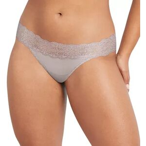 Maidenform All-Over Lace Thong Panty DMESLT, Women's, Size: 7, Natural