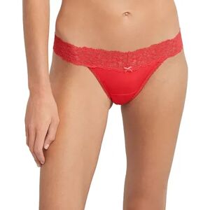 Maidenform All-Over Lace Thong Panty DMESLT, Women's, Size: 6, Red