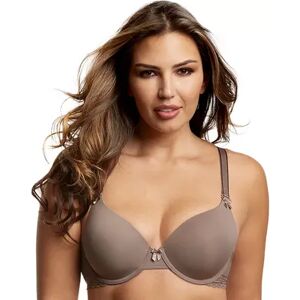 Paramour by Felina Gorgeous Memory Foam Contour Convertible T-Shirt Bra 255455, Women's, Size: 34H, Brown