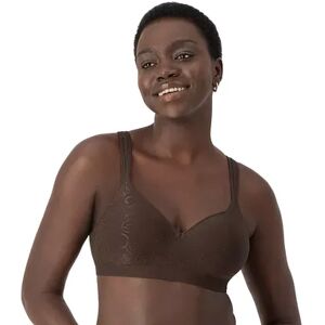 Bali Comfort Revolution Wireless Bra 3463, Women's, Size: 40 Dd, Dark Brown