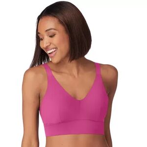 Maidenform Pure Comfort Cropped Cami Wireless Pullover Bra DM223C, Women's, Size: XXL, Med Pink