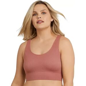 Maidenform Pure Comfort Seamless Wireless Crop Tank DM2304, Women's, Size: Large, Pink