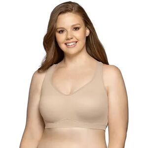 Vanity Fair Beyond Comfort Easy Pullover Wireless Bra 72202, Women's, Size: Medium, Med Beige