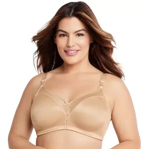 Bali Double Support Comfort-U Wireless Full-Figure Bra 3820, Women's, Size: 44 Dd, Lt Beige