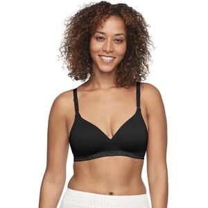 Warners Cloud 9 Full-Coverage Wireless Contour Bra 01269, Women's, Size: 36 A, Dark Grey