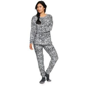 Sonoma Goods For Life Women's Sonoma Goods For Life 3-pc. Long Sleeve Pajama Top, Pajama Pants & Socks Set, Size: XXL, Natural