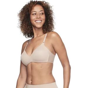 Warners No Side Effects Wireless Bra 1056, Women's, Size: 38 B, Med Brown