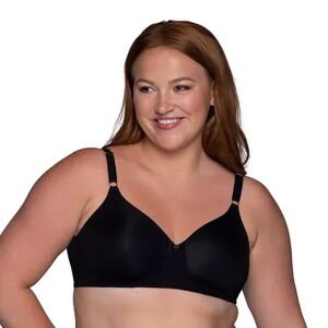 Vanity Fair Bra: Beauty Back Wire-Free Contour Bra 72345 - Women's, Size: 38 D, Black