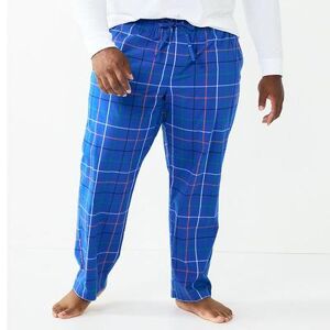 Big & Tall Sonoma Goods For Life Brushed Poplin Sleep Pants, Men's, Size: XL Tall, Dark Blue