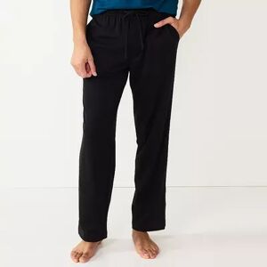 Men's Sonoma Goods For Life Knit Pajama Pants, Size: XL, Black