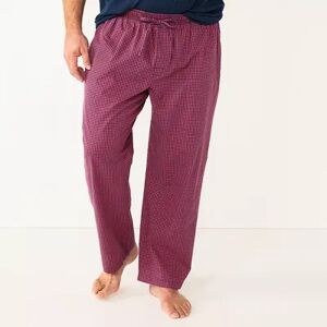 Big & Tall Sonoma Goods For Life Brushed Poplin Sleep Pants, Men's, Size: XXL Tall, Med Pink