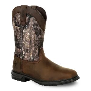 Rocky Worksmart Men's Waterproof Western Boots, Size: 13, Multicolor