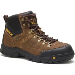 Caterpillar Threshold Men's Waterproof Work Boots, Size: 9.5, Dark Brown