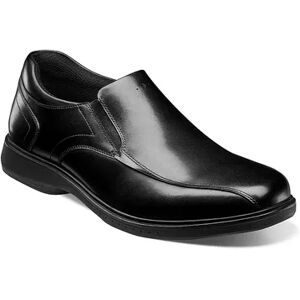 Nunn Bush Kore Pro Men's Leather Slip-On Shoes, Size: 7.5, Black