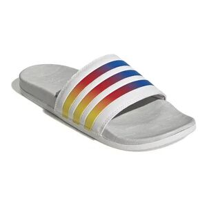 adidas Adilette Comfort Men's Slide Sandals, Size: 13, White