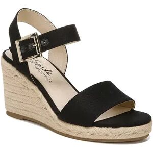 LifeStride Tango 2 Women's Espadrille Wedge Sandals, Size: 7.5 Wide, Black