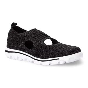 Propet TravelActiv Avid Women's Slip-On Sneakers, Size: 5.5, Black
