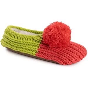 MUK LUKS Women's MUK LUKS Moisturizing Oil-Infused Ballerina Slippers, Size: Small-Medium, Watermelon