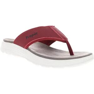 Propet TravelActiv FT Women's Thong Sandals, Size: 7.5 Wide, Red