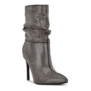 Nine West Jenn Women's Rhinestone Slouch Boots, Size: 7, Grey