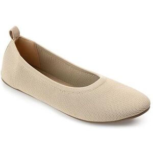 Journee Collection Jersie Tru Comfort Foam Women's Foldable Flats, Size: Medium (11), Med Beige