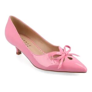 Journee Collection Lutana Women's Bow Pumps, Size: 9, Pink