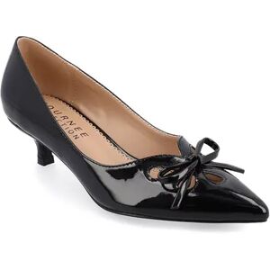 Journee Collection Lutana Women's Bow Pumps, Size: 5.5, Black