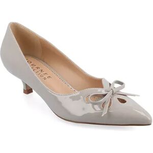 Journee Collection Lutana Women's Bow Pumps, Size: 9, Grey