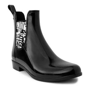 Juicy Couture Romance Women's Waterproof Rain Boots, Size: 10, Black