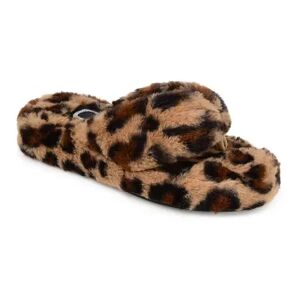 Journee Collection Dream Women's Slippers, Size: 9.5, Brown