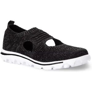 Propet TravelActiv Avid Women's Slip-On Sneakers, Size: 9.5 Wide, Black