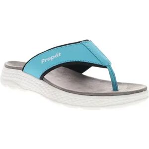 Propet TravelActiv FT Women's Thong Sandals, Size: 9 Wide, Blue