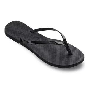 Havaianas You Women's Thong Sandals, Size: 11/12, Black