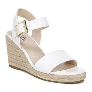 LifeStride Tango 2 Women's Espadrille Wedge Sandals, Size: 9.5 Wide, White