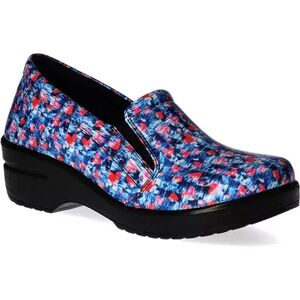 Easy Works by Easy Street Leeza Women's Work Clogs, Size: 10, Blue