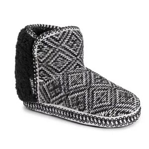 MUK LUKS Women's MUK LUKS Anita Sherpa Boot Slippers, Size: Medium, Oxford