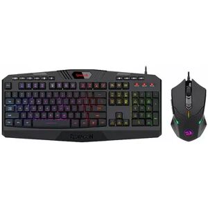 Redragon S101-5 Gaming Keyboard and Mouse Combo with RGB Backlighting, Black