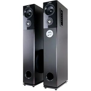 beFree Sound 2.1 Channel Bluetooth Tower Speakers, Black
