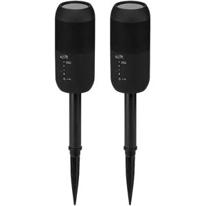 iLive Waterproof Speaker with Removable Stake, Black