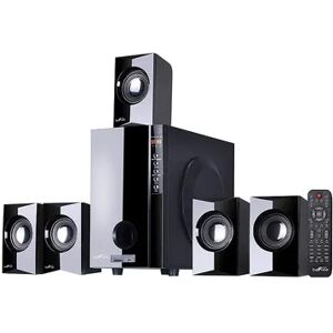Befree Sound 5.1 Channel Bluetooth Surround Sound Speaker System, Black