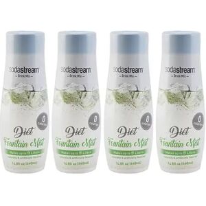 SodaStream Diet Fountain Mist 14.8-oz. Sparkling Drink Mix - 4-pk, Multicolor, 14.8 Oz