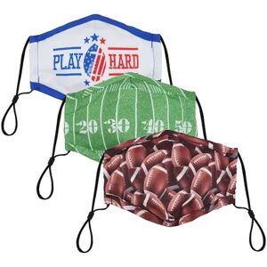 Kids' Bespoke Solid Face Masks 3-Pack, Multi