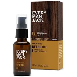 Every Man Jack Beard Oil, Brown, 1 FL Oz