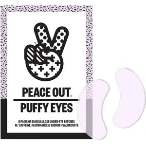 Peace Out Puffy Under-Eye Patches, Size: 6 CT, Multicolor