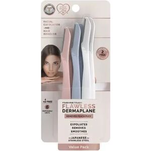 Finishing Touch Flawless Dermaplane - 4-Pack, Multicolor