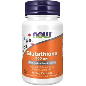 NOW Foods Glutathione 500mg, Multicolor