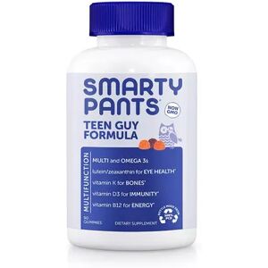 SmartyPants Vitamins Teen Guy Formula Gummy Vitamin, Multicolor, 90 CT