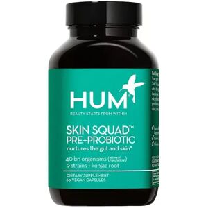 HUM Nutrition Skin Squad Pre + ProbioticSupplement for Acne-Prone Skin, Multicolor