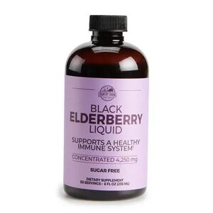 Country Farms Elderberry Liquid Supplement, Multicolor, 8 Oz