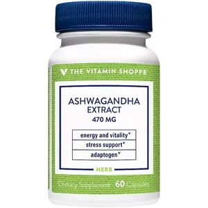 The Vitamin Shoppe Ashwagandha Extract - 470 MG, 60 Capsules, Multicolor, 60 CT